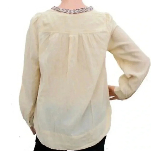 Isabel Marant Etoile Boho Chic Peasant Embroidered Blouse Tunic Top - Picture 3 of 6